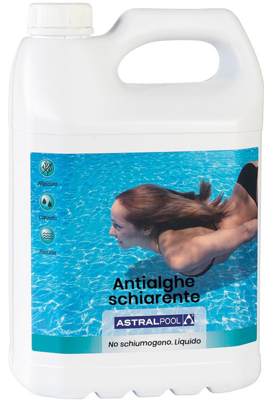 Antialghe Schiarente Piscina Astralpool Liquido 10 Lt Pronto Piscine