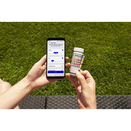 Strisce Reattive 7-in-1 Per Piscina E Vasca Idromassaggio - Test Cloro, PH, Alcalinità, Durezza - 1 Confezione - 3