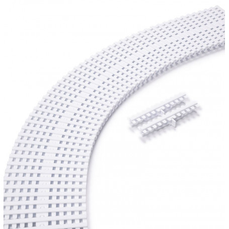 Griglia Curvabile per Piscina Bordo Sfioro - H 22 mm