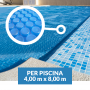 Copertura Estiva a bolle Basic Piscina 4 m x 8 m