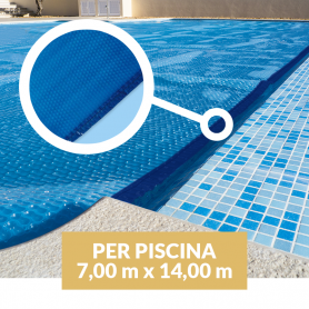 Copertura Estiva a bolle Deluxe Piscina 7 m x 14 m