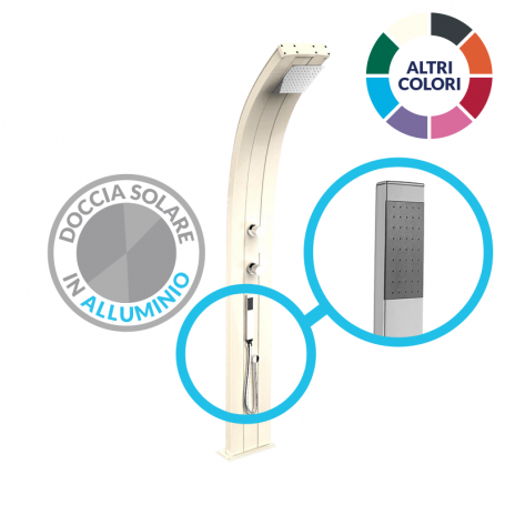 Kit filtro anticalcare doccia in alluminio by Arkema