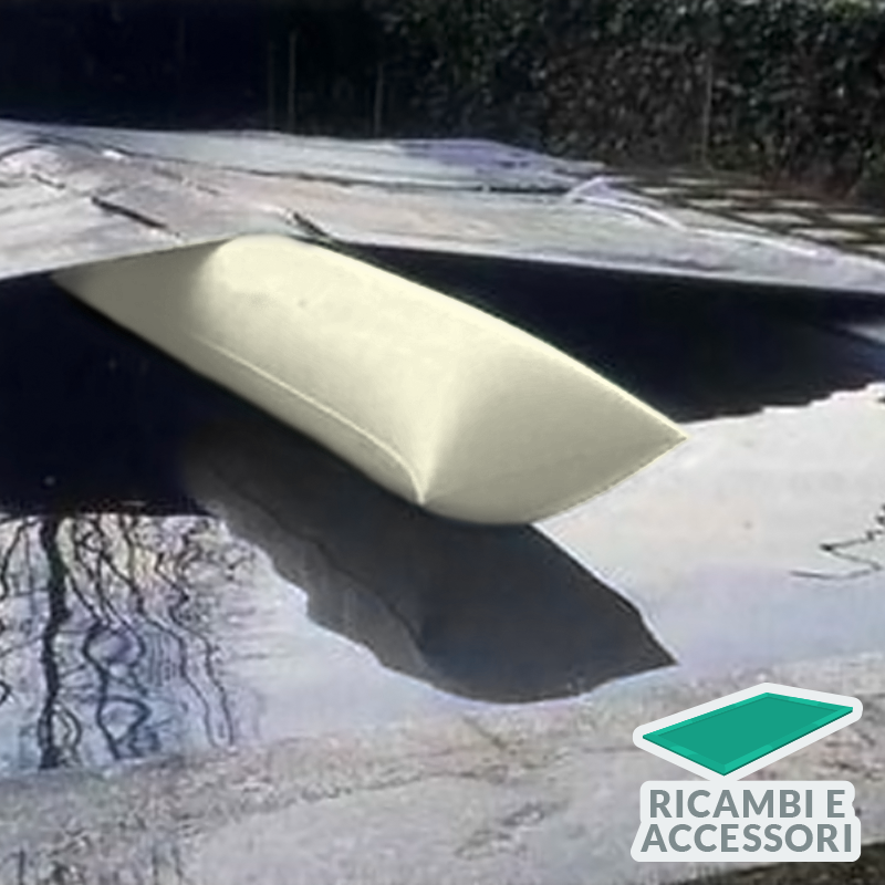 Salsicciotto Tubolare Per Copertura Invernale Piscina In PVC Standard 3 Metri: Ferma Copertura Galleggiante, Riempibile D'acqua, Antigelo