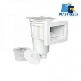 Skimmer piscina bocca STD e flangia per piastrelle o vernice