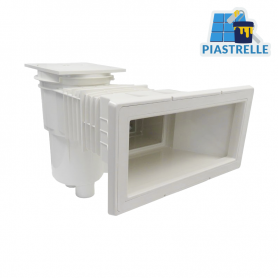 Skimmer Piscina Bocca Standard + Prolunga + Flangia per Piastrelle o Vernice - Astralpool