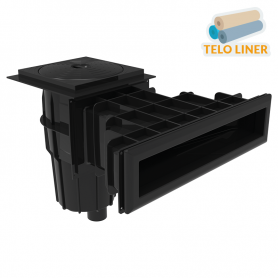 Skimmer sfioratore Performance Nero per Liner PVC