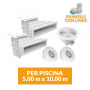 Kit circolazione piscina 5x10 in Pannelli con Telo Liner