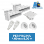 Kit Circolazione Piscina 4x8 con Piastrelle o Vernice