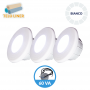 kit illuminazione 3 fari led bianco 18w + 1 trasformatore 60 va