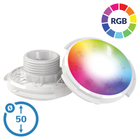 Lampada Vision Spectra LED RGB multicolore Ø 50