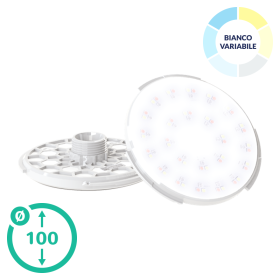 Lampada Vision Spectra LED Bianco Variabile Ø 100 - Tunable White