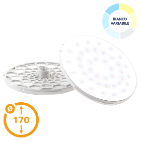 Lampada Vision Spectra LED Bianco Variabile Ø 170 - Tunable White