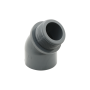 Gomito 45° PVC incollaggio femmina e filetto maschio - Pronto Piscine