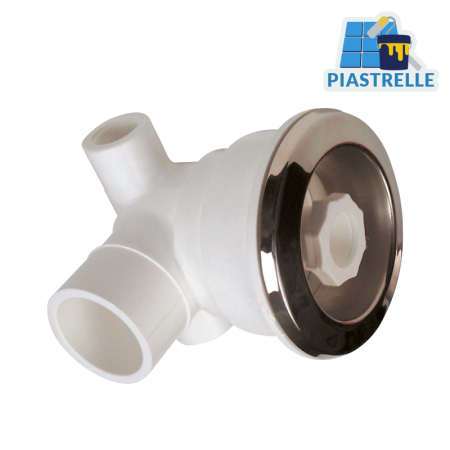 Bocchetta inox idromassaggio per piscina in piastrelle