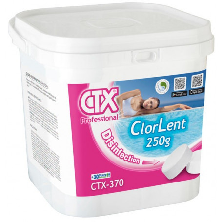 Tricloro Piscina CTX-370 Pastiglie 250GR - 10 Kg